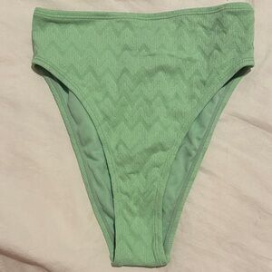 Xhilaration Mint Green High-Waisted Bikini Bottom